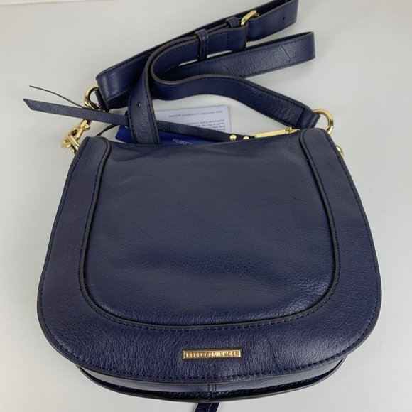New Rebecca Minkoff Dog Clip Navy Crossbody - Picture 5 of 8